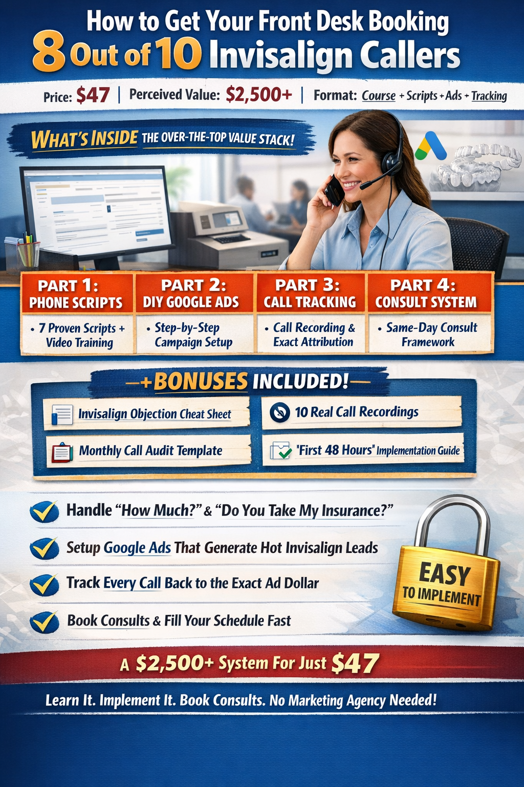 The $100K Dental Production Invisalign Booking System